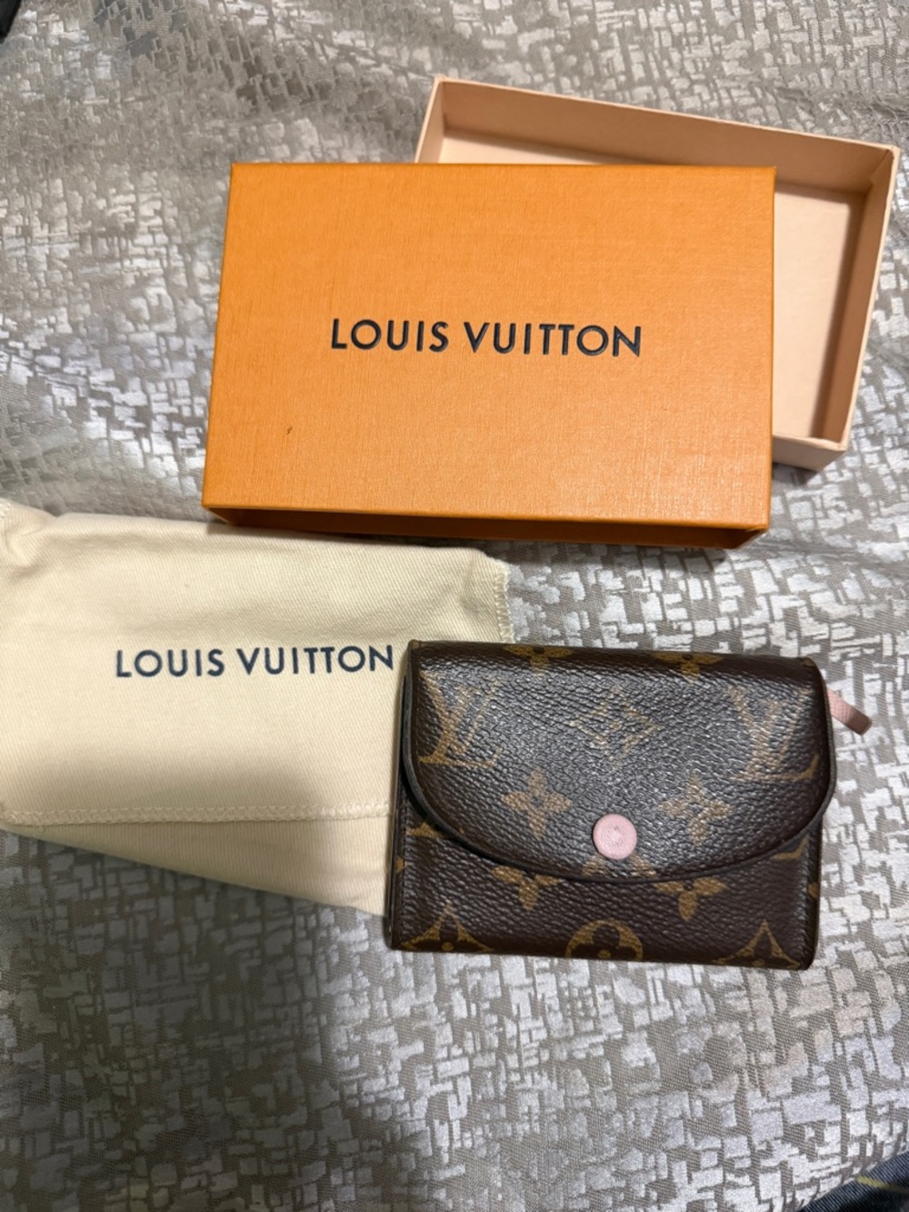 Louis Vuitton Monogram Rosalie Coin Purse Pink